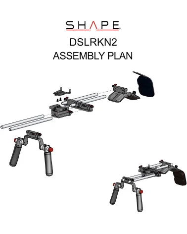 SHAPE DSLR Kirk Neff Offset Rig DSLRKN2 | Crosse d’épaule