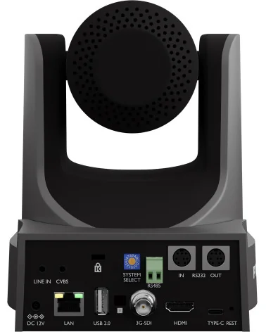 PTZOptics Move SE PT20X-SE-GY-G3 Grey | Caméra PTZ, 20x Zoom, HDMI, SDI, PoE