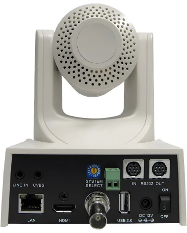 PTZOptics 30X-SDI-WH-G2 Gen2 White | Caméra PTZ, 30x Zoom, SDI, HDMI, IP