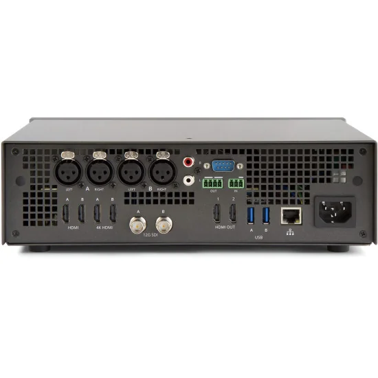 Epiphan Pearl-2 | Streaming audio-video mixer, LAN, NDI, 2x SDI, 4x HDMI, 2x USB, XLR, RCA