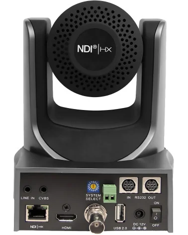 PTZOptics 12X-NDI-GY Gen2 Grey | Caméra PTZ, 12x Zoom, NDI, SDI, HDMI, IP
