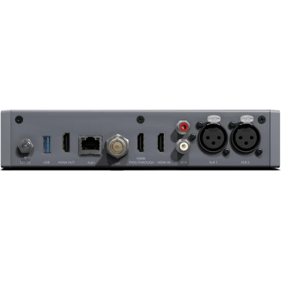 Epiphan Pearl Nano | Encodeur streaming vidéo, LAN, PoE+, SDI, HDMI, XLR, RCA