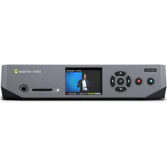 Epiphan Pearl Nano | Streaming video Encoder, LAN, PoE+, SDI, HDMI, XLR, RCA