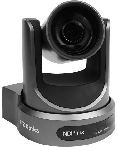 PTZOptics 12X-NDI-GY Gen2 Grey | PTZ Camera, 12x Zoom, NDI, SDI, HDMI, IP