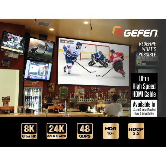 Gefen GEF-CAB-HS-HDMI-15M Ultra-Hi-Speed HDMI 2.1 | 8K 60fps 15m Cable