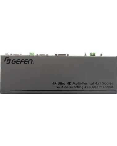 Gefen EXT-4K300A-MF-41-HBTLS 4K Ultra HD Multi-Format 4×1 Scaler | Converter with Auto-Switching & HDBaseT Output