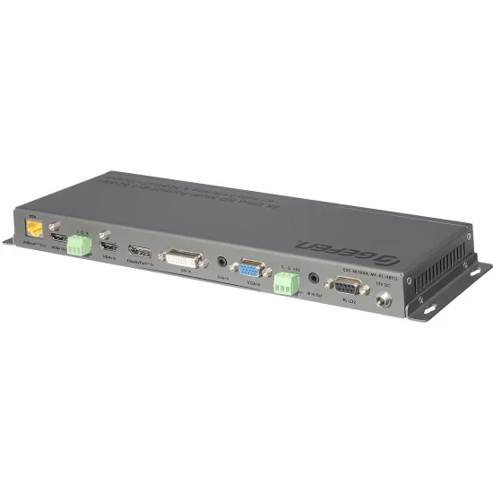 Gefen EXT-4K300A-MF-41-HBTLS 4K Ultra HD Multi-Format 4×1 Scaler | Converter with Auto-Switching & HDBaseT Output