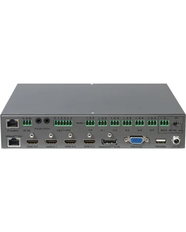 Gefen EXT-4K600A-MF-51-HBTLS 4K Ultra HD Multi-Format 5×1 Scaler | Converter with Auto-Switching & HDBaseT Output