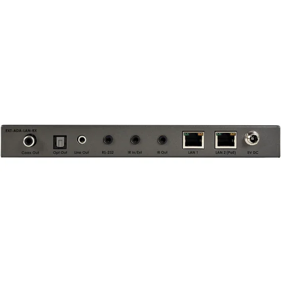 Gefen EXT-ADA-LAN-RX Digital and Analog Audio over IP Receiver Package | Audio Converter