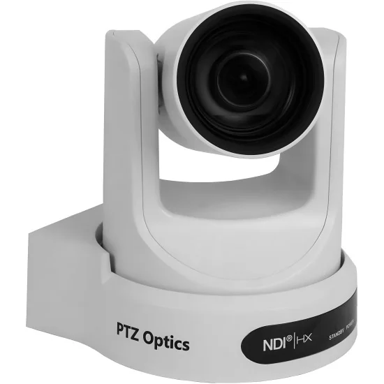 PTZOptics 12X-NDI-WH Gen2 White | PTZ Camera, 12x Zoom, NDI, SDI, HDMI, IP
