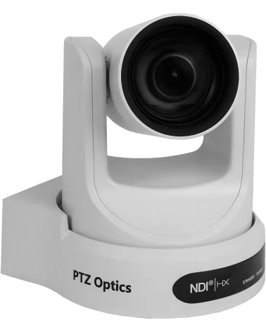 PTZOptics 12X-NDI-WH Gen2 White | PTZ Camera, 12x Zoom, NDI, SDI, HDMI, IP