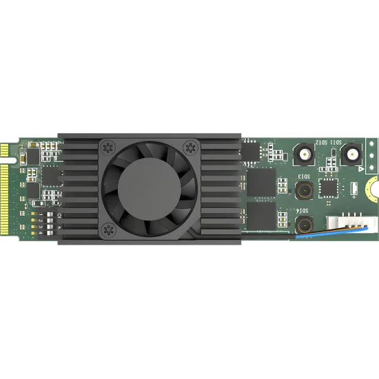 Magewell Eco Capture 12G SDI 4K Plus M.2 (11561) | Carte d'acquisition vidéo PCIe Gen3 x4