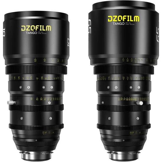 DZOFilm Tango 2-Lens Kit Zoom 18-90mm T2.9 + 65-280mm T2.8-4 PL & EF Mount (S35) | Cine Lens for Super 35mm