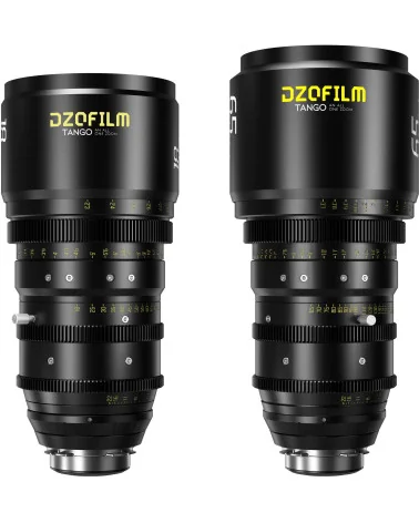 DZOFilm Tango 2-Lens Kit Zoom 18-90mm T2.9 + 65-280mm T2.8-4 PL & EF Mount (S35) | Cine Lens for Super 35mm