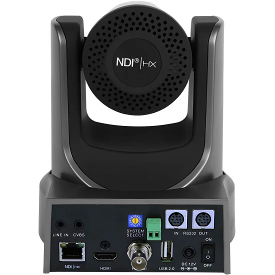 PTZOptics 30X-NDI-GY Gen2 Grey | Caméra PTZ, 30x Zoom, NDI, SDI, HDMI, IP
