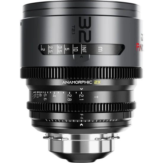 DZOFilm Pavo 32mm 2x Anamorphic T2.1 PL & EF Mount (S35) | Cine Lens, Neutral Coating