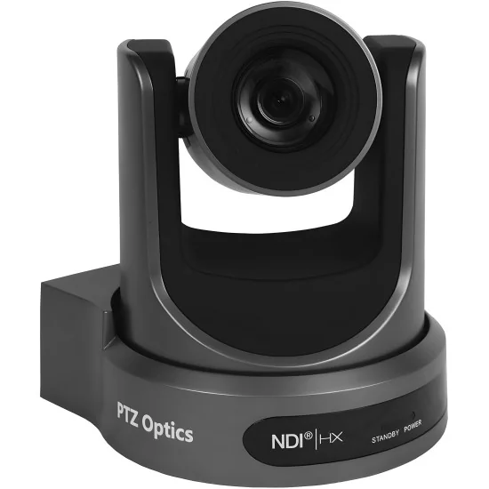 PTZOptics 30X-NDI-GY Gen2 Grey | Caméra PTZ, 30x Zoom, NDI, SDI, HDMI, IP