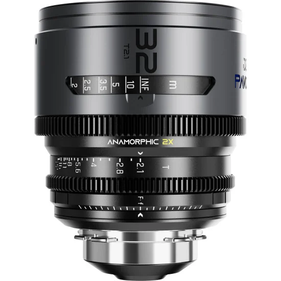 DZOFilm Pavo 32mm 2x Anamorphic T2.1 PL & EF Mount (S35) | Cine Lens, Blue Coating