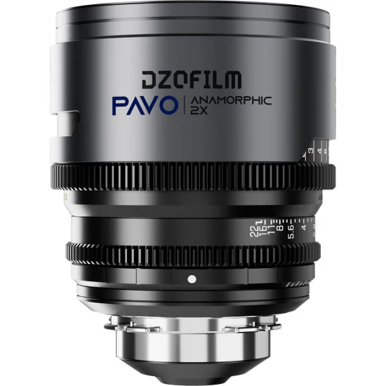 DZOFilm Pavo 40mm 2x Anamorphic T2.1 PL & EF Mount (S35) Bleu