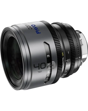 DZOFilm Pavo 40mm 2x Anamorphic T2.1 PL & EF Mount (S35) Bleu