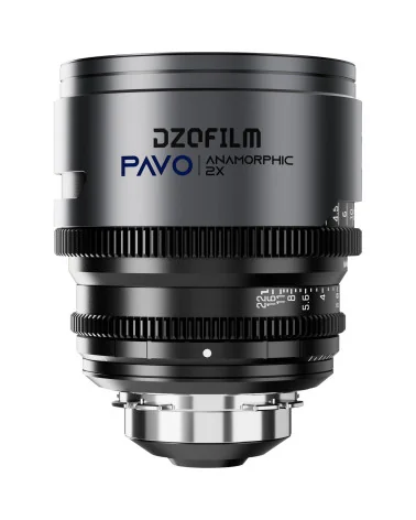 DZOFilm Pavo 55mm 2x Anamorphic T2.1 PL Mount (S35) Blue