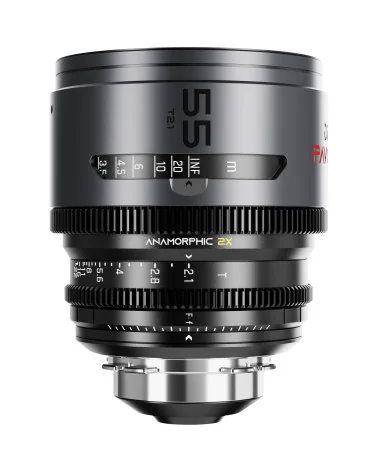 DZOFilm Pavo 55mm 2x Anamorphic T2.1 PL & EF Mount (S35) | Cine Lens, Neutral Coating