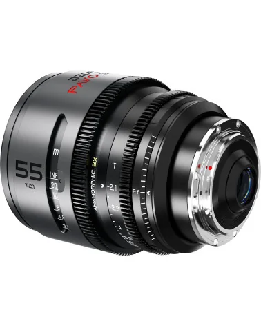 DZOFilm Pavo 55mm 2x Anamorphic T2.1 PL & EF Mount (S35) | Cine Lens, Neutral Coating