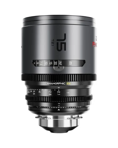 DZOFilm Pavo 75mm 2x Anamorphic T2.1 PL & EF Mount (S35) | Cine Lens, Neutral Coating