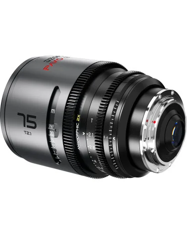 DZOFilm Pavo 75mm 2x Anamorphic T2.1 PL & EF Mount (S35) | Cine Lens, Neutral Coating