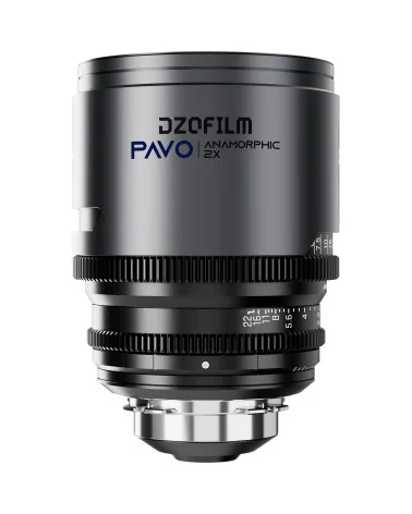 DZOFilm Pavo 75mm 2x Anamorphic T2.1 PL & EF Mount (S35) | Objectif Anamorphique, Revêtement bleu