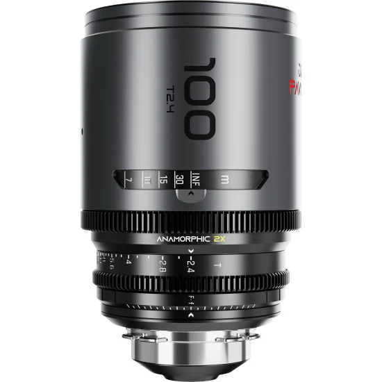 DZOFilm Pavo 100mm 2x Anamorphic T2.4 PL & EF Mount (S35) | Cine Lens, Neutral Coating