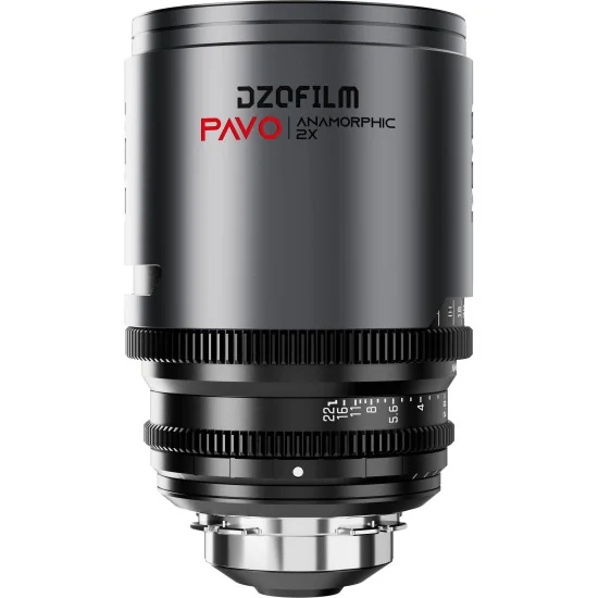 DZOFilm Pavo 100mm 2x Anamorphic T2.4 PL & EF Mount (S35) | Cine Lens, Neutral Coating