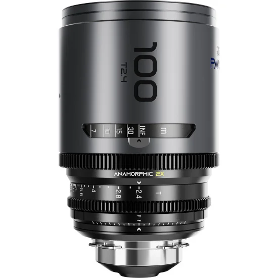 DZOFilm Pavo 100mm 2x Anamorphic T2.4 PL Mount (S35) Bleu