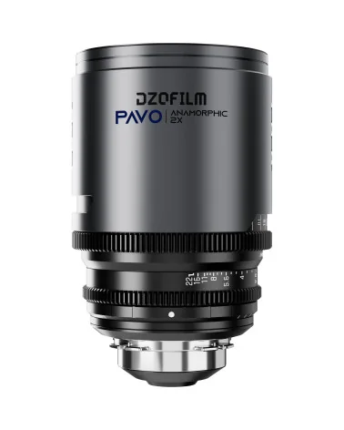 DZOFilm Pavo 100mm 2x Anamorphic T2.4 PL Mount (S35) Bleu