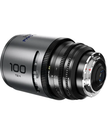 DZOFilm Pavo 100mm 2x Anamorphic T2.4 PL Mount (S35) Bleu