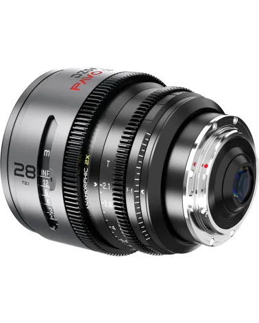 DZOFilm Pavo 2x Anamorphic 6-Lens Kit (28/32/40/55/75/100mm T2.1/T2.4) PL & EF Mount (S35) Neutral Coating