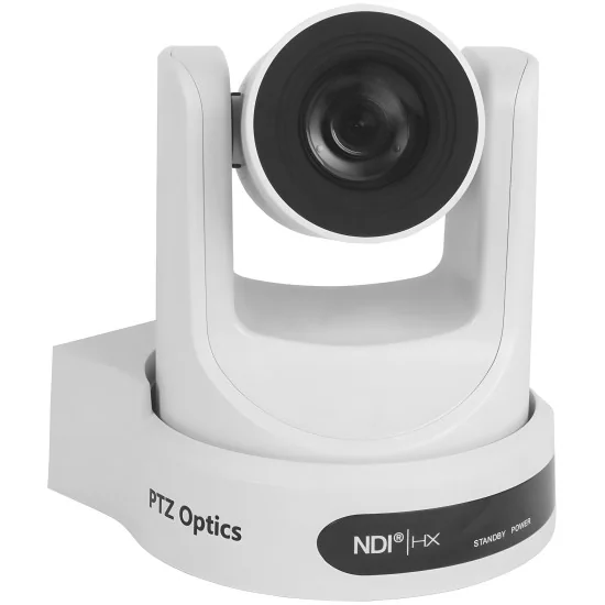 PTZOptics 20X-NDI-WH Gen2 White | PTZ Camera, 20x Zoom, NDI, SDI, HDMI, IP