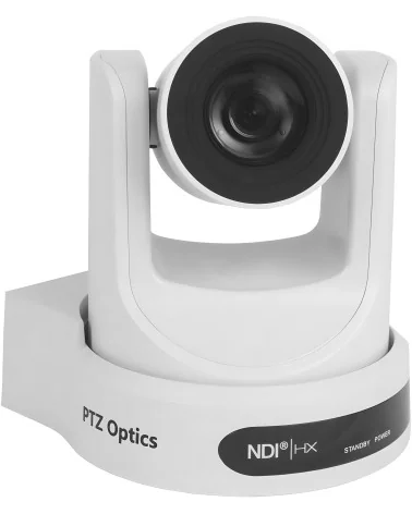 PTZOptics 20X-NDI-WH Gen2 White | PTZ Camera, 20x Zoom, NDI, SDI, HDMI, IP