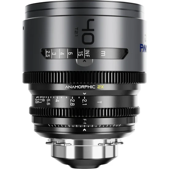 DZOFilm Pavo 2x Anamorphic 6-Lens Kit (28/32/40/55/75/100mm T2.1/T2.4) PL Mount (S35) Bleu