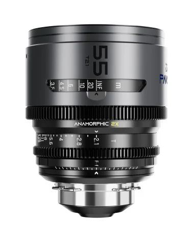 DZOFilm Pavo 2x Anamorphic 6-Lens Kit (28/32/40/55/75/100mm T2.1/T2.4) PL Mount (S35) Bleu