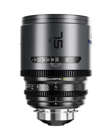 DZOFilm Pavo 2x Anamorphic 6-Lens Kit (28/32/40/55/75/100mm T2.1/T2.4) PL Mount (S35) Bleu