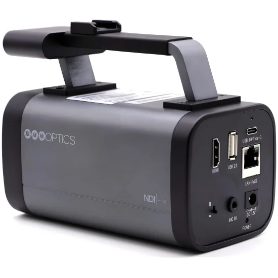 PTZOptics Studio Pro | Box Caméra 12x Zoom, IP streaming, NDI, USB, PoE