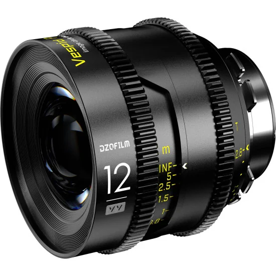 DZOFilm Vespid Prime 12mm T2.8 PL & EF Mount (VV/FF) | Full Frame Cine Lens