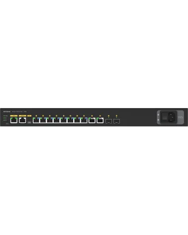 Netgear M4250-10G2XF-PoE+ (GSM4212PX-100EUS) | AV Line Managed Switch, 8x1G PoE+ 240W, 2x1G, 2xSFP+