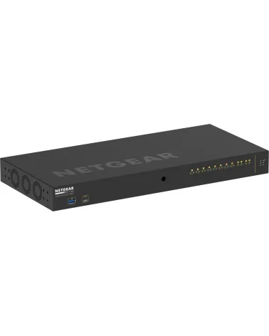 Netgear M4250-10G2XF-PoE+ (GSM4212PX-100EUS) | AV Line Managed Switch, 8x1G PoE+ 240W, 2x1G, 2xSFP+