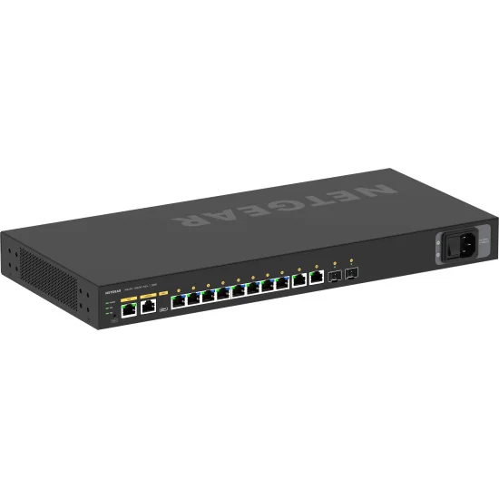 Netgear M4250-10G2XF-PoE+ (GSM4212PX-100EUS) | AV Line Managed Switch, 8x1G PoE+ 240W, 2x1G, 2xSFP+