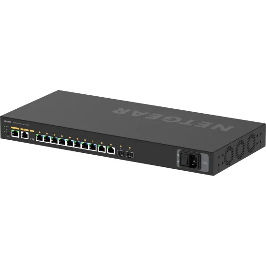 Netgear M4250-10G2XF-PoE+ (GSM4212PX-100EUS) | AV Line Managed Switch, 8x1G PoE+ 240W, 2x1G, 2xSFP+