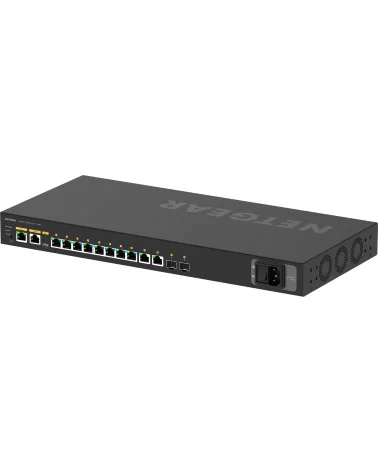 Netgear M4250-10G2XF-PoE+ (GSM4212PX-100EUS) | AV Line Managed Switch, 8x1G PoE+ 240W, 2x1G, 2xSFP+