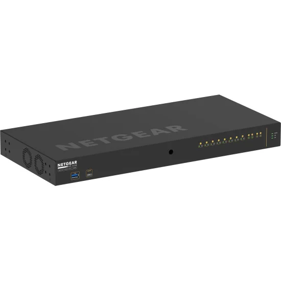 Netgear M4250-10G2F-PoE+ (GSM4212P-100EUS) | AV Line Managed Switch, 8x1G PoE+ 125W, 2x1G, 2xSFP