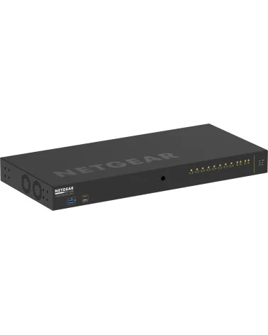 Netgear M4250-10G2F-PoE+ (GSM4212P-100EUS) | AV Line Managed Switch, 8x1G PoE+ 125W, 2x1G, 2xSFP